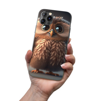 Kryt na mobil Roztomilá animovaná sova 2