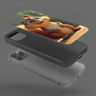 Kryt na mobil Roztomilá animovaná veverka 1
