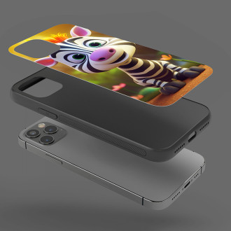 Kryt na mobil Roztomilá animovaná zebra 1