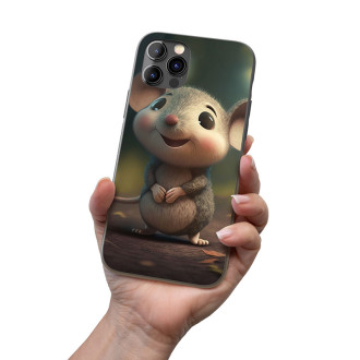 Kryt na mobil Roztomilá animovaná myška 1