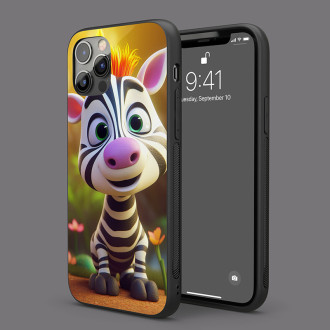 Kryt na mobil Roztomilá animovaná zebra 1