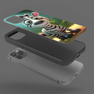 Kryt na mobil Roztomilá animovaná zebra
