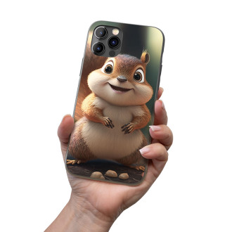Kryt na mobil Roztomilá animovaná veverka 2