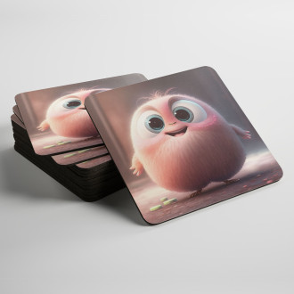 Podtácky Roztomilý animovaný ptáček