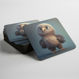 Podtácky Roztomilý animovaný orel 2