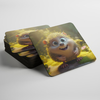 Podtácky Roztomilý animovaný ježek