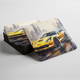 Podtácky Chevrolet Corvette Z06 1