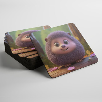 Podtácky Roztomilý animovaný ježek 1