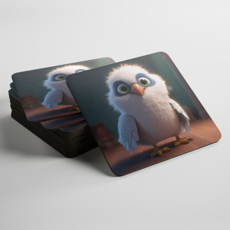 Podtácky Roztomilý animovaný orel 1