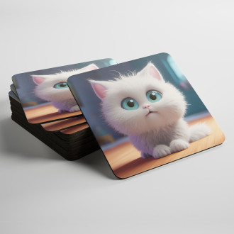 Podtácky Roztomilá animovaná kočka 2