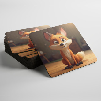 Podtácky Roztomilá animovaná liška