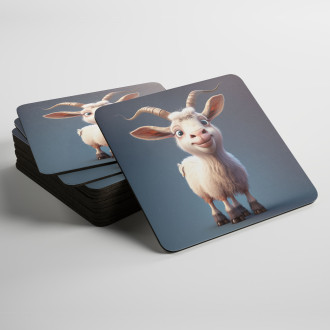 Podtácky Roztomilá animovaná koza 2