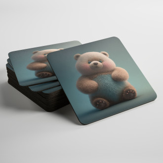 Podtácky Roztomilý animovaný medvídek 1