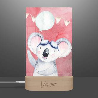 Dětská lampička Koala s balónkem