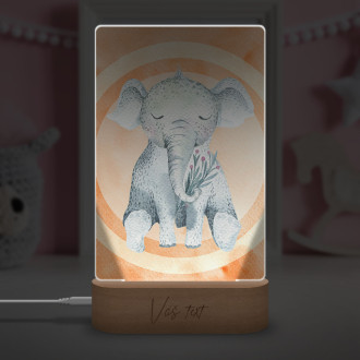 Dětská lampička Watercolor slon