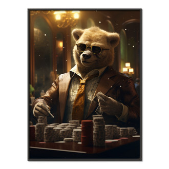 medvěd v kasinu