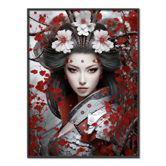 krásná samurajská dívka