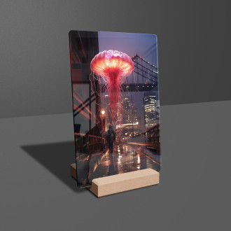 Akrylové sklo neonová medúza v sydney