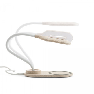 OZZEL. Stolní lampa s bezdrátovou nabíječkou (Rychlá, 10 W)
