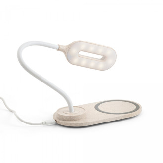 OZZEL. Stolní lampa s bezdrátovou nabíječkou (Rychlá, 10 W)