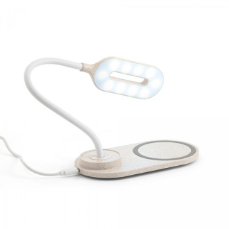 OZZEL. Stolní lampa s bezdrátovou nabíječkou (Rychlá, 10 W)