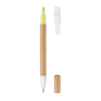 DUO PAPER, 2v1 propiska a zvýrazňovač