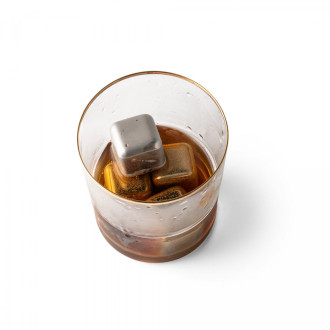 GLACIER . Sada čtyř kovových kostek