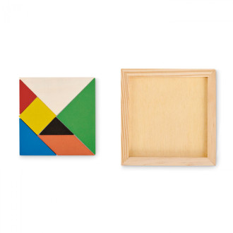 TANGRAM, Dřevěné puzzle Tangram