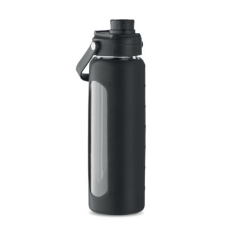 KEILA, Glass bottle with sleeve 750 ml