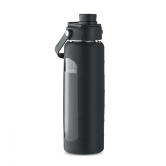 KEILA, Glass bottle with sleeve 750 ml