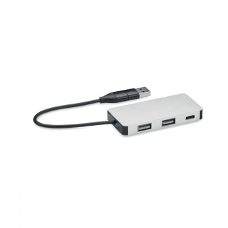 HUB-C, USB rozbočovač s 20cm kabelem