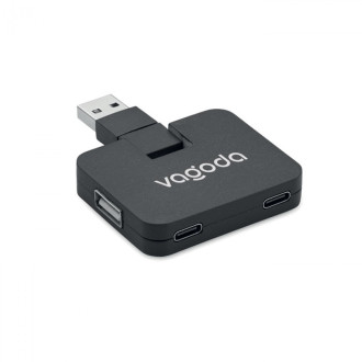 SQUARE-C, 4portový USB rozbočovač