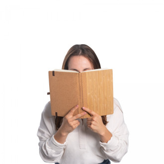 ORWELL. Zápisník A5 s tvrdými deskami z bambusu a korku