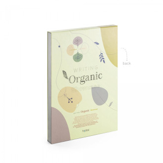 ORGANIC WRITING SHOWCASE. Vzorník s 20 ekologickými kuličkovými pery