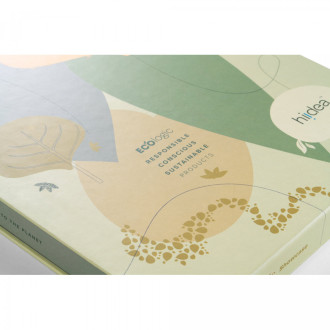 ORGANIC WRITING SHOWCASE. Vzorník s 20 ekologickými kuličkovými pery