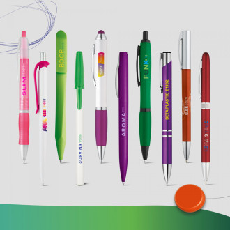 COLOUR WRITING SHOWCASE. Vzorník s 20 barevnými kuličkovými pery