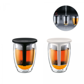 TEA FOR ONE. Hrnek s dvojitou stěnou 350ml