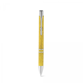 BETA WHEAT. Kuličkové pero s klipem ze slámového vlákna a ABS