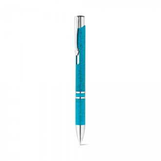 BETA WHEAT. Kuličkové pero s klipem ze slámového vlákna a ABS