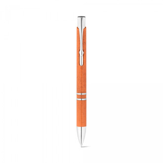 BETA WHEAT. Kuličkové pero s klipem ze slámového vlákna a ABS