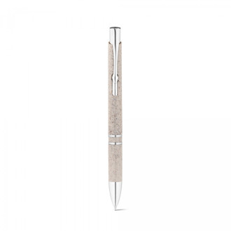 BETA WHEAT. Kuličkové pero s klipem ze slámového vlákna a ABS