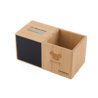 Hodinky se stolním organizérem BAMBOO