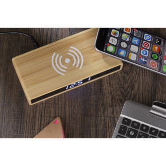 Stolní hodiny s indukční nabíječkou INDUCTO