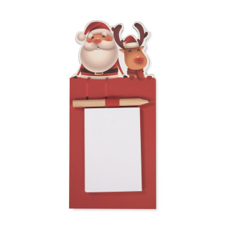 Poznámkový blok s magnetem SNOWY