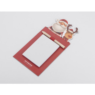 Poznámkový blok s magnetem SNOWY