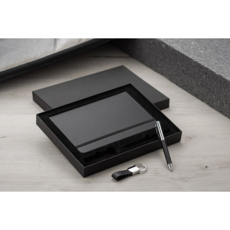 Sada poznámkového bloku PROBIZ s perem a kroužkem na klíče