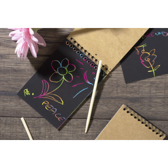 Zápisník s  stíracími lištami GRAFI