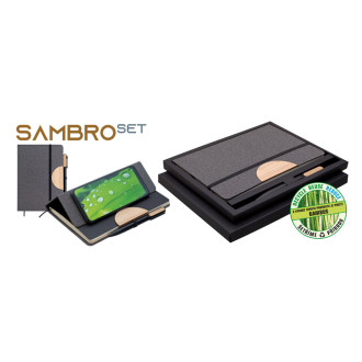 SAMBRO zápisník s propiskou v krabičce