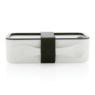 Krabička na jídlo s příborem z GRS recyklovaného PP