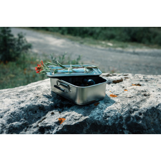 Nepropustná krabička na jídlo z RCS recyklované oceli